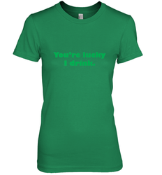 St. Patrick's Day Adult Drinking Women's Premium T-Shirt