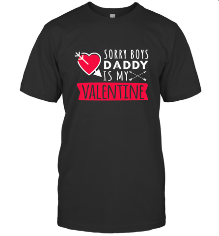 Kids Funny Valentine's Day Present For Your Little Girl, Daughter Men's T-Shirt Men's T-Shirt / Black / S Men's T-Shirt - trendytshirts1