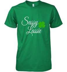 Sassy Lassie St Patty day Men's Premium T-Shirt