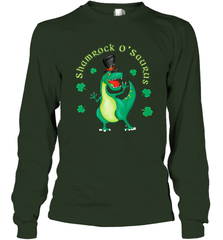 T Rex Dinosaur St. Patrick's Day Irish Funny Long Sleeve T-Shirt Long Sleeve T-Shirt - trendytshirts1