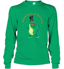 T Rex Dinosaur St. Patrick's Day Irish Funny Long Sleeve T-Shirt Long Sleeve T-Shirt - trendytshirts1