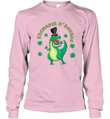 T Rex Dinosaur St. Patrick's Day Irish Funny Long Sleeve T-Shirt Long Sleeve T-Shirt - trendytshirts1