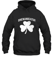 Shenanigator Funny St Patrick's Shamrock Hooded Sweatshirt Hooded Sweatshirt - trendytshirts1