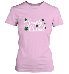 Christian St Patrick's Day Blessed Not Lucky Women's T-Shirt Women's T-Shirt - trendytshirts1
