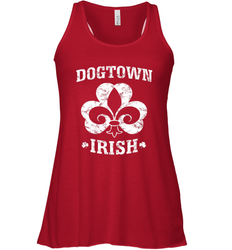 St. Louis Dogtown St. Patrick's Day Dogtown Irish STL Women's Racerback Tank
