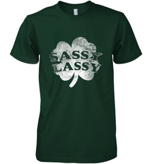 Sassy Lassy T Shirt Funny St. Patrick's Day Clover Men's Premium T-Shirt Men's Premium T-Shirt - trendytshirts1
