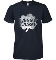 Sassy Lassy T Shirt Funny St. Patrick's Day Clover Men's Premium T-Shirt Men's Premium T-Shirt - trendytshirts1
