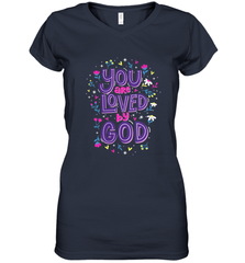 Christian Valentine's Day Women's V-Neck T-Shirt Women's V-Neck T-Shirt - trendytshirts1