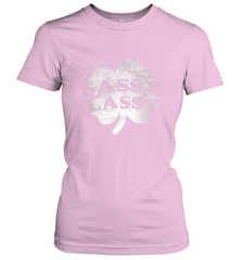 Sassy Lassy T Shirt Funny St. Patrick's Day Clover Women's T-Shirt Women's T-Shirt - trendytshirts1