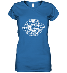 Shenanigator St Patrick's Day Shenanigans Instigator Women's V-Neck T-Shirt Women's V-Neck T-Shirt - trendytshirts1