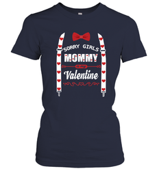 Funny Valentine's Day Bow Tie Present For Your Boys, Son Women's T-Shirt
