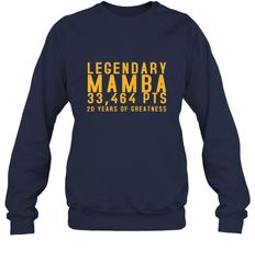 Black Mamba Legendary Mamba Out Farewell Tribute Crewneck Sweatshirt