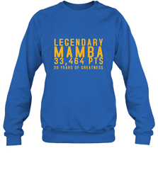 Black Mamba Legendary Mamba Out Farewell Tribute Crewneck Sweatshirt Crewneck Sweatshirt - trendytshirts1