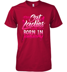 Cat Lady Born In January Cat Lover Birthday Gift For Men's Premium T-Shirt Men's Premium T-Shirt - trendytshirts1