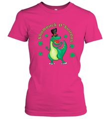 T Rex Dinosaur St. Patrick's Day Irish Funny Women's T-Shirt Women's T-Shirt - trendytshirts1