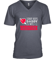 Kids Funny Valentine's Day Present For Your Little Girl, Daughter Men's V-Neck Men's V-Neck - trendytshirts1