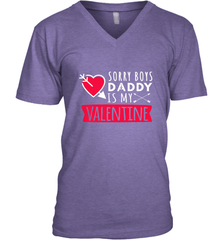 Kids Funny Valentine's Day Present For Your Little Girl, Daughter Men's V-Neck Men's V-Neck - trendytshirts1