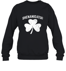 Shenanigator Funny St Patrick's Shamrock Crewneck Sweatshirt
