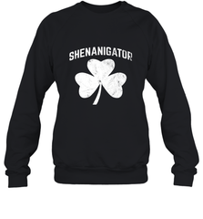 Shenanigator Funny St Patrick's Shamrock Crewneck Sweatshirt Crewneck Sweatshirt - trendytshirts1