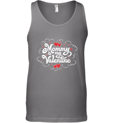 Mommy Is My Valentine's Day Art Graphics Heart Lover Gift Men's Tank Top Men's Tank Top - trendytshirts1