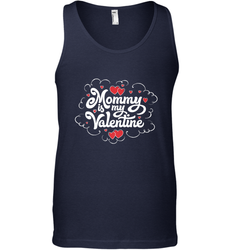 Mommy Is My Valentine's Day Art Graphics Heart Lover Gift Men's Tank Top