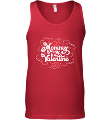 Mommy Is My Valentine's Day Art Graphics Heart Lover Gift Men's Tank Top Men's Tank Top - trendytshirts1