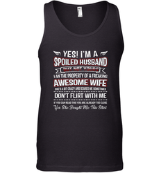 Spoiled Husband Property Of Freaking Wife Valentine's Day Gift Men's Tank Top