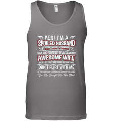 Spoiled Husband Property Of Freaking Wife Valentine's Day Gift Men's Tank Top Men's Tank Top - trendytshirts1