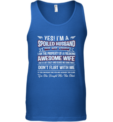 Spoiled Husband Property Of Freaking Wife Valentine's Day Gift Men's Tank Top Men's Tank Top - trendytshirts1