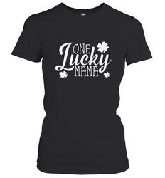 One Lucky Mama Shamrock Gift For Saint Patrick's Day Women's T-Shirt