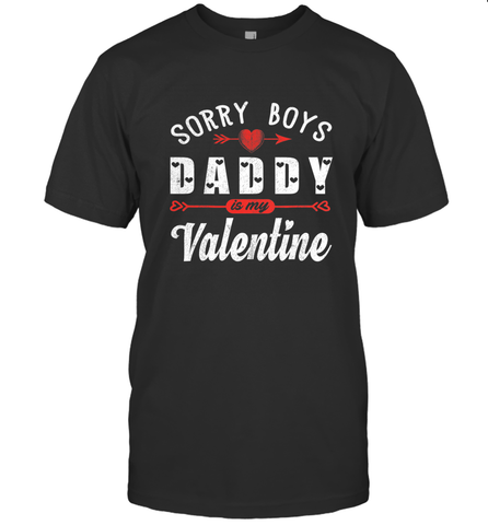 Funny Valentine's Day Present For Your Little Girl, Daughter Men's T-Shirt Men's T-Shirt / Black / S Men's T-Shirt - trendytshirts1