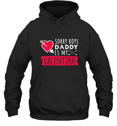 Kids Funny Valentine's Day Present For Your Little Girl, Daughter Hooded Sweatshirt Hooded Sweatshirt / Black / S Hooded Sweatshirt - trendytshirts1