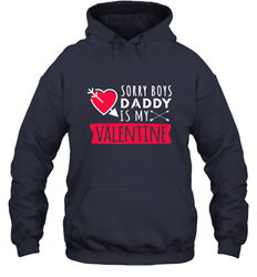 Kids Funny Valentine's Day Present For Your Little Girl, Daughter Hooded Sweatshirt