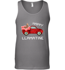 Happy Llamatine funny Valentine Day Llama costume Men's Tank Top Men's Tank Top - trendytshirts1