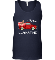 Happy Llamatine funny Valentine Day Llama costume Men's Tank Top