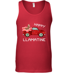 Happy Llamatine funny Valentine Day Llama costume Men's Tank Top Men's Tank Top - trendytshirts1