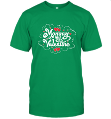 Mommy Is My Valentine's Day Art Graphics Heart Lover Gift Men's T-Shirt Men's T-Shirt - trendytshirts1