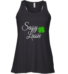 Sassy Lassie St Patty day Women's Racerback Tank