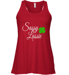 Sassy Lassie St Patty day Women's Racerback Tank