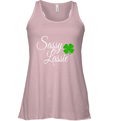 Sassy Lassie St Patty day Women's Racerback Tank Women's Racerback Tank - trendytshirts1