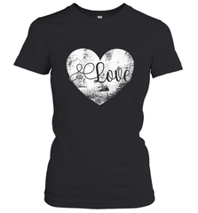 Love Valentines Day Heart Vintage Gift For Men Women Women's T-Shirt Women's T-Shirt - trendytshirts1