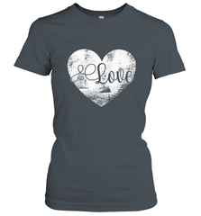 Love Valentines Day Heart Vintage Gift For Men Women Women's T-Shirt Women's T-Shirt - trendytshirts1
