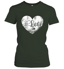 Love Valentines Day Heart Vintage Gift For Men Women Women's T-Shirt Women's T-Shirt - trendytshirts1