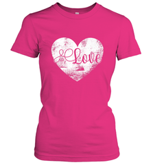 Love Valentines Day Heart Vintage Gift For Men Women Women's T-Shirt Women's T-Shirt - trendytshirts1