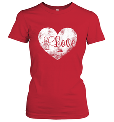 Love Valentines Day Heart Vintage Gift For Men Women Women's T-Shirt Women's T-Shirt - trendytshirts1