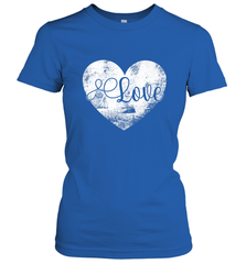 Love Valentines Day Heart Vintage Gift For Men Women Women's T-Shirt Women's T-Shirt - trendytshirts1