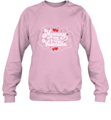 Mommy Is My Valentine's Day Art Graphics Heart Lover Gift Crewneck Sweatshirt Crewneck Sweatshirt - trendytshirts1