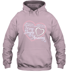 Describe your lover in two words symply amazing Valentine Hooded Sweatshirt Hooded Sweatshirt - trendytshirts1