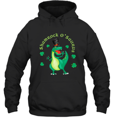 T Rex Dinosaur St. Patrick's Day Irish Funny Hooded Sweatshirt