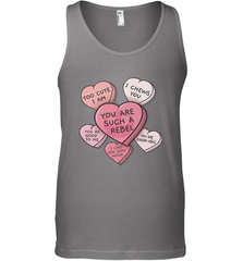 Star Wars Valentines Candy Heart Quotes Men's Tank Top Men's Tank Top - trendytshirts1